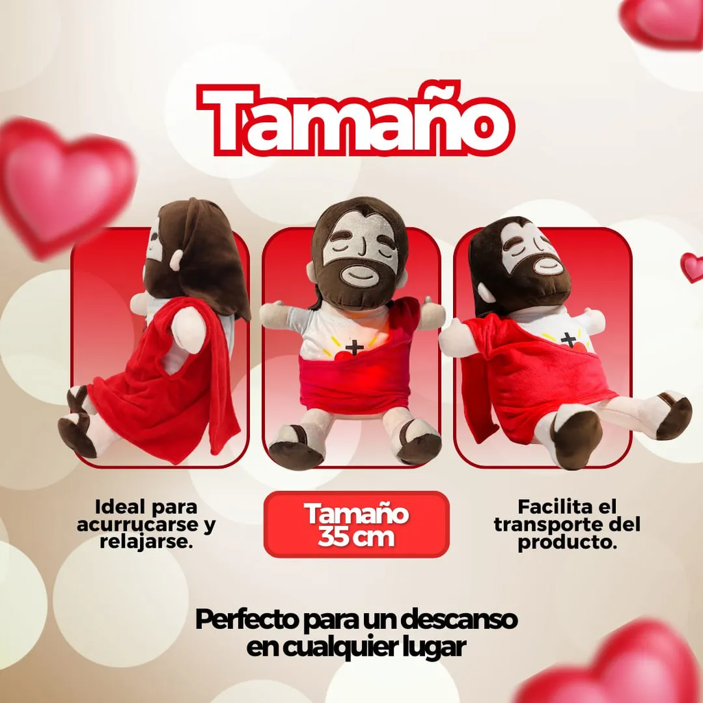 Muñeco Jesus Respira Peluche Dropi Cup